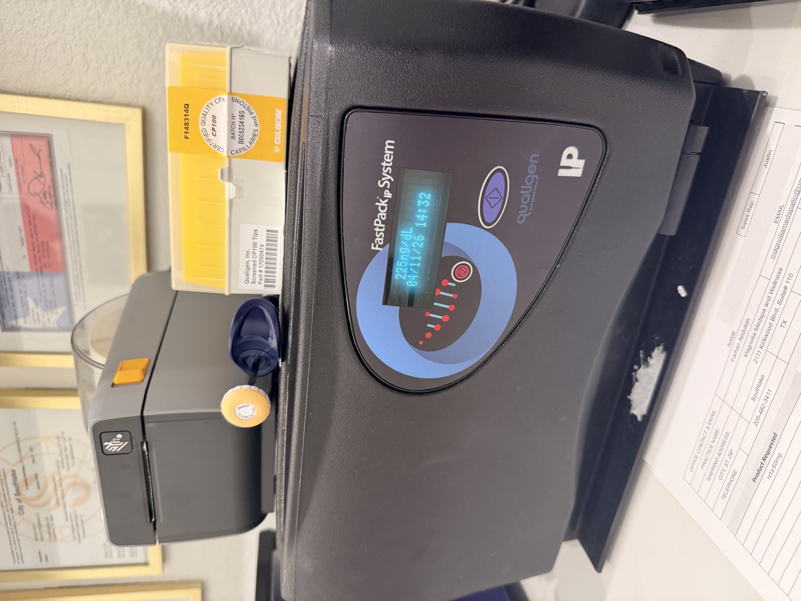 On-site testosterone analyzer for same-day results